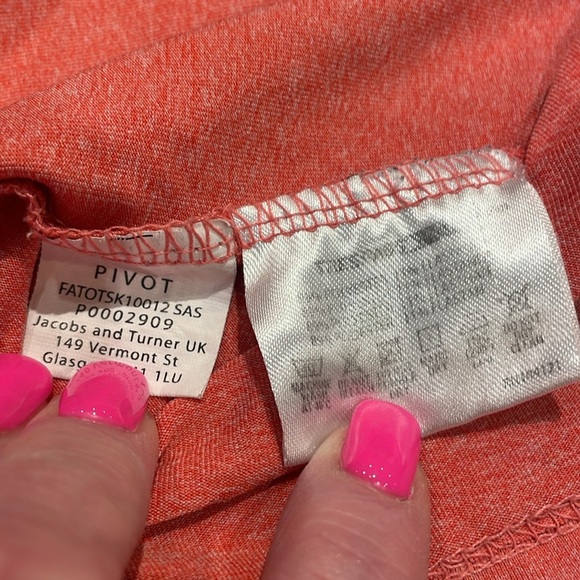 Women’s Trespass top Outburst size Medium Quick Dry Pivot Outdoor Sport Orange - Picture 9 of 10